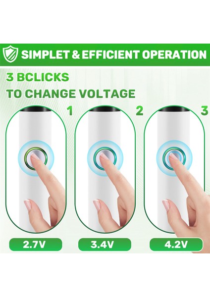 510 Iplik Mini Lehimleme Demir Kiti 3 Şaraplı Ayarlanabilir Voltaj Havalandırma Demir Ipucu 650MAH USB Şarj Edilebilir Beyaz (Yurt Dışından) indirimleri