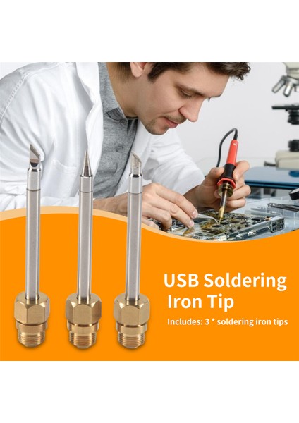 510 Arabirim Havalandırma Demir Ucu USB Lehimleme Demir Uç 5V Pil Havalandırma Demir Uç Ustartma Yeniden Işleme Aksesuarları (Yurt Dışından) fırsatları