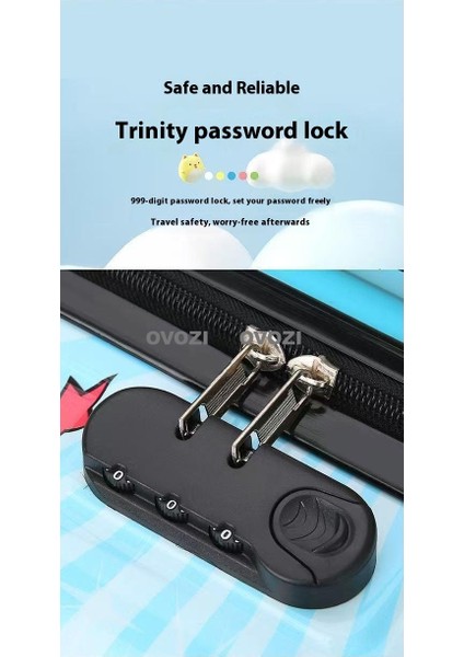 Ovozı 36*34*23CM Çocuk Kombinasyon Bagajı Seyahat Bagajı (Yurt Dışından) fiyatları