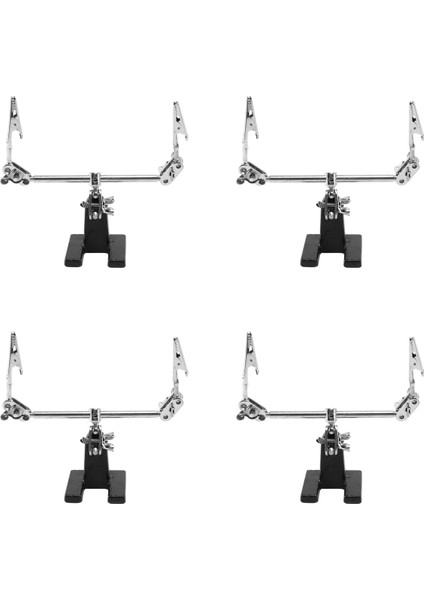 4x Üçüncü El Lehekleme Demir Stand Kelepçesi Yardım Eller Klip Araç Pcb Tutucu Elektrik Devreleri Hobi (Yurt Dışından)