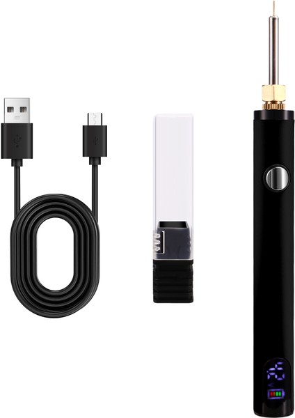 510 Iplik Pil Sepeti Kalemi Elektrikli Havalandırma Demir Kaynak Kiti Sıcak Iplik Kafası ile Ayarlanabilir Voltaj Siyah (Yurt Dışından) fiyatları