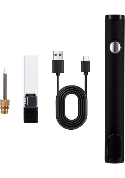 510 Iplik Pil Sepeti Kalemi Elektrikli Havalandırma Demir Kaynak Kiti Sıcak Iplik Kafası ile Ayarlanabilir Voltaj Siyah (Yurt Dışından) modelleri