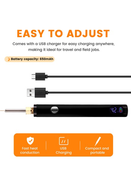 510 Iplik Pil Sepeti Kalemi Elektrikli Havalandırma Demir Kaynak Kiti Sıcak Iplik Kafası ile Ayarlanabilir Voltaj Siyah (Yurt Dışından) fırsatları