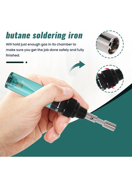 Kablosuz Lehimleme Demir MT-100 Bütan Gaz Havalandırma Demir Kalem (Yeşil) (Yurt Dışından) fırsatları