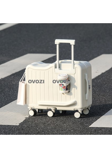 Ovozı 52*46*25CM 6 Tekerlekli Çocuk Valizi Oturulabilir ve Binilebilir Seyahat Arabası Çantası (Yurt Dışından)