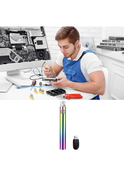 510 Iplik Havalandırma Demir Kitleri 3 Dişli Ayarlanabilir Voltajlar 350MAH Pil Sepet Kalemi USB Adaptör Kaynak Aracı Kitleri (Yurt Dışından) fırsatları