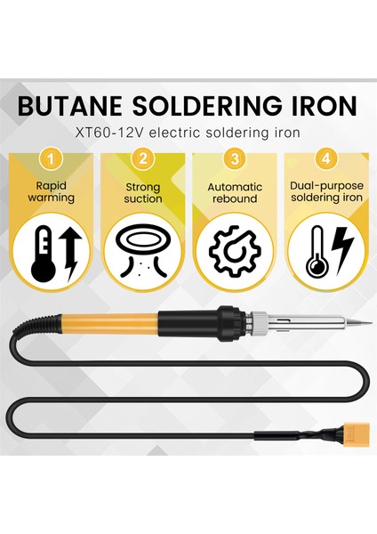 Taşınabilir Lehimleme Demiri - XT60 Konektörü - 3s 12V Lıpo Pil ile Kullanın - Dronlar Rc Ekipmanı Için Mükemmel Onarımı (Yurt Dışından) indirimleri