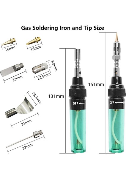 Gaz Lehimleme Demir Seti MT-100 Pnömatik Lo Iron 3-1-1 Kalı Çok Fonksiyonlu Gaz Lehimleme Demir (Yurt Dışından) modelleri