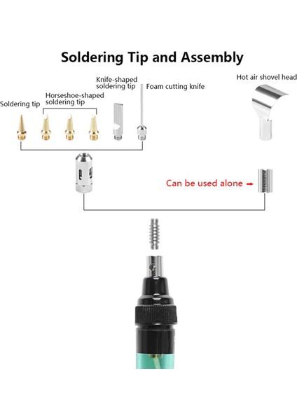 Gaz Lehimleme Demir Seti MT-100 Pnömatik Lo Iron 3-1-1 Kalı Çok Fonksiyonlu Gaz Lehimleme Demir (Yurt Dışından) fırsatları