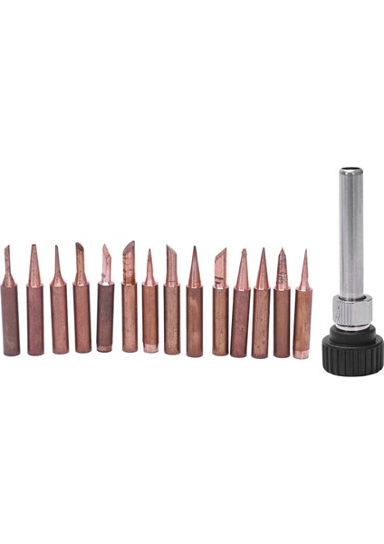 15pcs Saf bakır lehim ucu ucu 936 937 938 969 8586 852d için lehimleme yeniden iş istasyonu için 900m uç (Yurt Dışından)