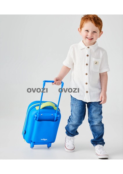 Ovozı 44*28*20CM Avustralya Smiggle Sevimli Karikatür Çocuk Bagaj Öğrenci Arabası Çantası Omuz Askısı Olmadan Okul Çantası Olarak Kullanılabilir (Yurt Dışından) fiyatları