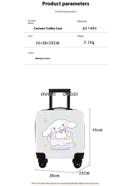 Ovozı 45*39*23CM Çocuk Kombinasyon Bagajı Seyahat Bagajı (Yurt Dışından) fiyatları