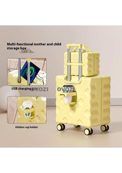 Ovozı 46*40*23CM Çocuk Kombinasyon Bagajı Seyahat Bagajı (Yurt Dışından)