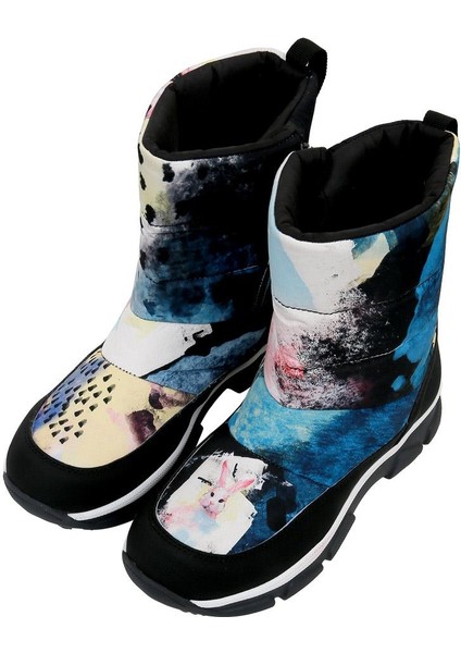 Kadın Vegan Çok Renkli Kar Botu - Lapin Muse Tasarım