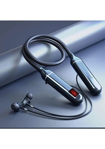 A15 Boyuna Asmalı Spor Bluetooth Kulaklık Şarj Göstergeli Sd Kart Girişi 200 Saat Müzik Dinleme