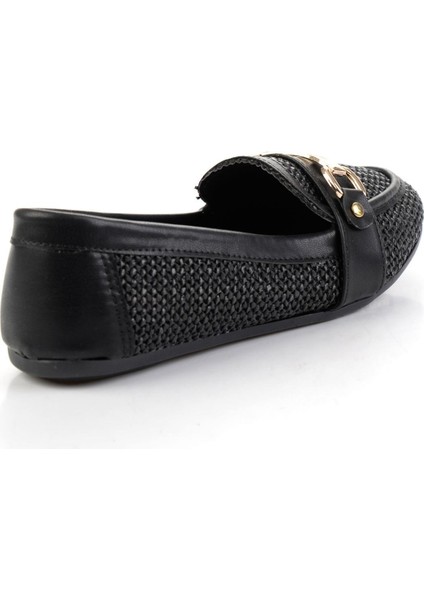 Siyah Kadın Loafer Ayakkabı K01688011109 modelleri