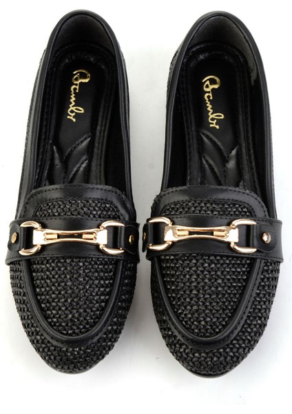 Siyah Kadın Loafer Ayakkabı K01688011109 fırsatları