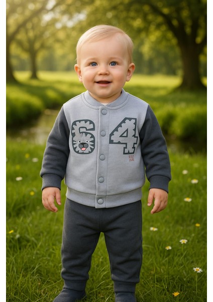 Laura Baby 3 Lü Erkek Bebek/çocuk Hırkalı Takım