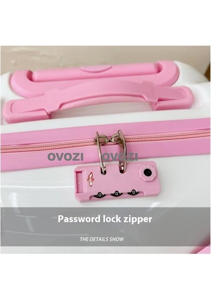 Ovozı 46*43*25CM Kitty Cat Karikatür Çocuk Kombinasyon Bagajı Seyahat Bagajı (Yurt Dışından) fiyatları