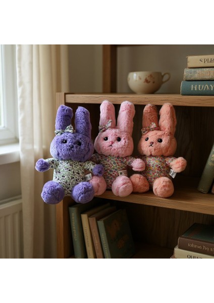 Çiçek Elbiseli Tavşan 30 cm Peluş Oyuncak fiyatları