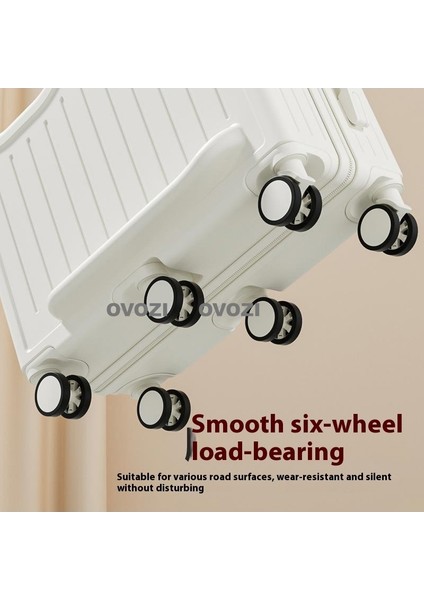 Ovozı 47*41*20CM 6 Tekerlekli Çocuk Valizi Oturulabilir ve Binilebilir Seyahat Arabası Çantası (Yurt Dışından) fırsatları