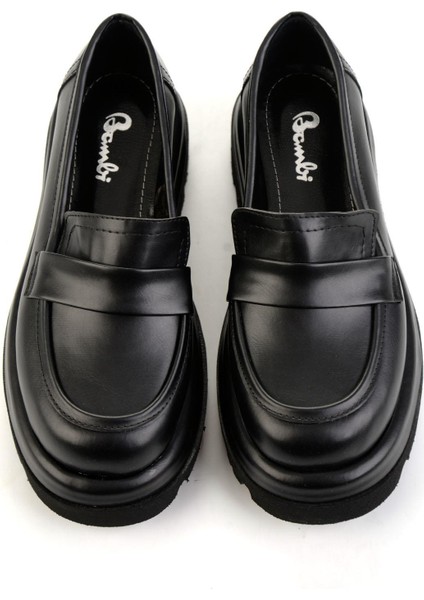 Siyah Kadın Loafer Ayakkabı K01188050309 fırsatları