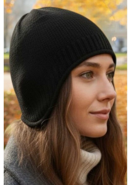 Kadın Termal Korumalı Polar Astarlı Triko Örgü Bere modelleri