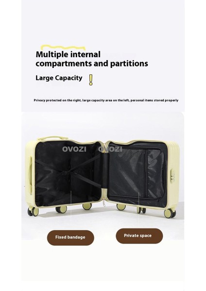 Ovozı 47*41*20CM 6 Tekerlekli Çocuk Valizi Oturulabilir ve Binilebilir Seyahat Arabası Çantası (Yurt Dışından) indirimleri