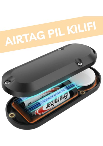 Airtag Pil Süre Arttırıcı 10 Yıl Pil Ömrü Kesintisiz Taşınabilir Pratik Araç Çocuk Yaşlı Motor Takip