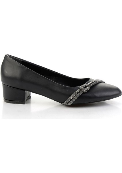 Siyah Kadın Klasik Topuklu Ayakkabı K01994101709