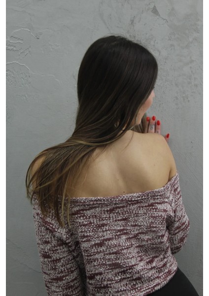 Kırcıllı Büstiyer Yarım Kazak Crop Triko Likralı Body fiyatları