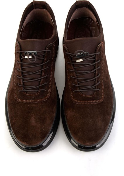 Kahve Hakiki Deri Erkek Casual Ayakkabı E01080216702 fırsatları
