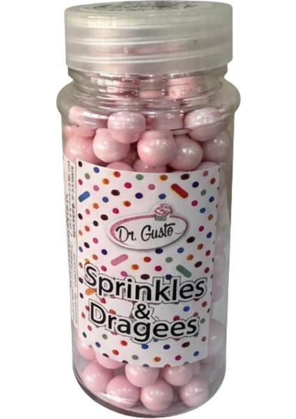 Bebe Pembe Pasta Süsleme Boncuğu 8 mm 90 gr