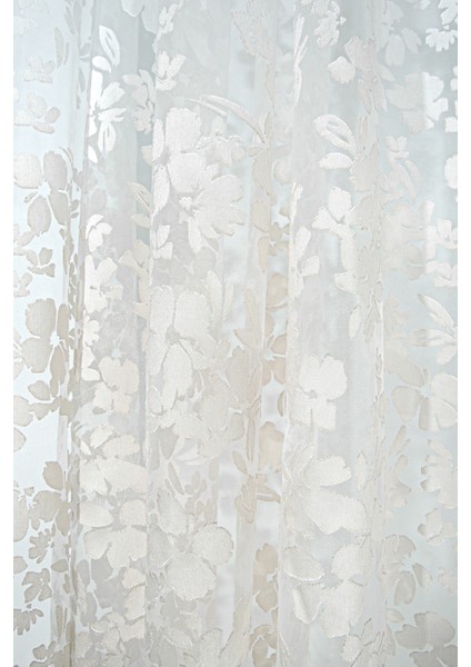 Pannello Tül Perde Beyaz Kahve 140X295 fiyatları