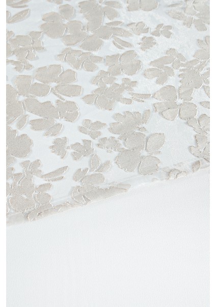 Pannello Tül Perde Beyaz Kahve 140X295 fırsatları