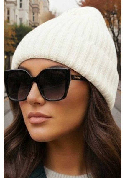 Kadın Yumuşak Dokulu Kalın Fitilli Soft Yünlü Bere indirimleri