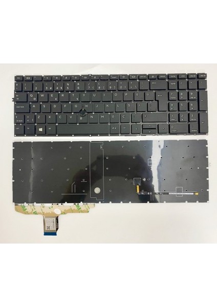 Nion Hp Elitebook 750 G7 755 G7 Uyumlu Notebook Klavye (Siyah Tr)