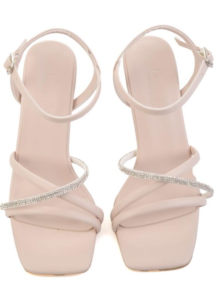 Bej Kadın Abiye Ayakkabı K05124002809 fırsatları