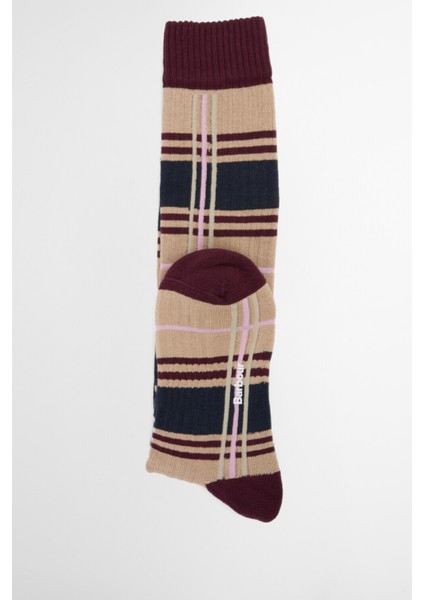 Wellington Tartan Diz Üstü Çorap PI18 Gardenia Tartan fiyatları
