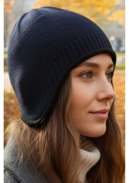 Kadın Termal Korumalı Polar Astarlı Triko Örgü Bere modelleri