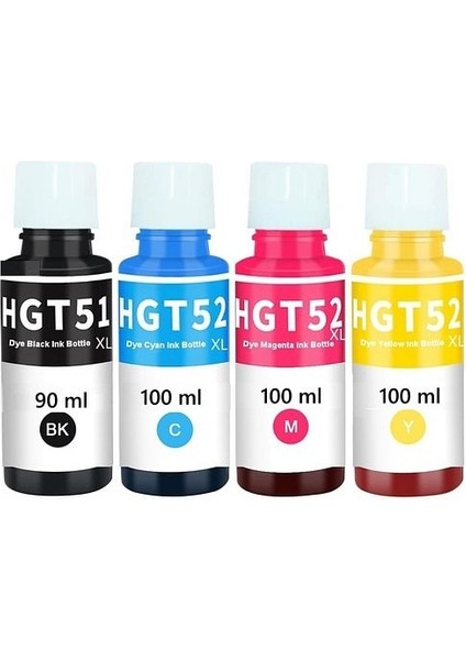 GT51XL/GT52XL Muadil Set Deskjet GT-5810-GT-5811-GT-5812- GT-5820-GT-5821- GT-5822 Uyumlu