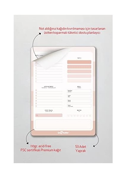 Günlük Planlayıcı Blok fiyatları