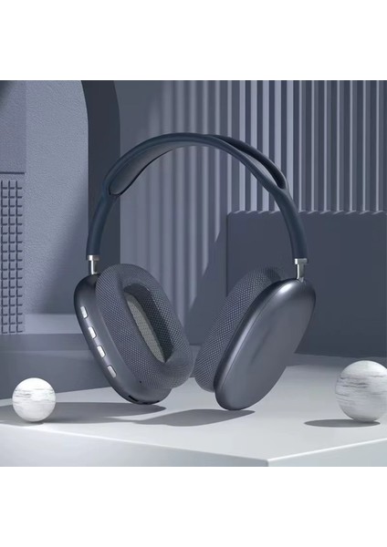 P9 Kablosuz 5.0 Bluetooth Uyumlu Kulaklık Üst Baş Yapısı Süngerli 400MA Pil 10 Saat Müzik Çalma. indirimleri