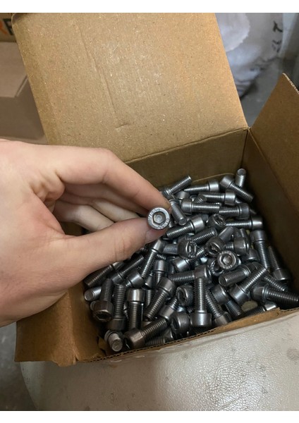 10 Adet Paslanmaz M8X12 Cıvata modelleri