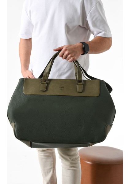 Vegan Deri Unisex Kabin Seyehat Çantası