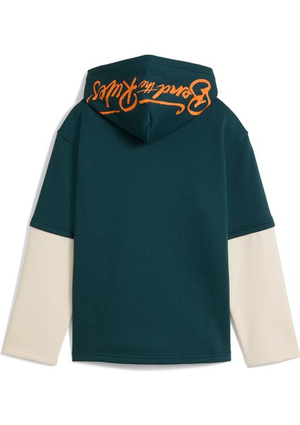 Mid 90S Layered Çocuk Yeşil Kapüşonlu Sweatshirt indirimleri