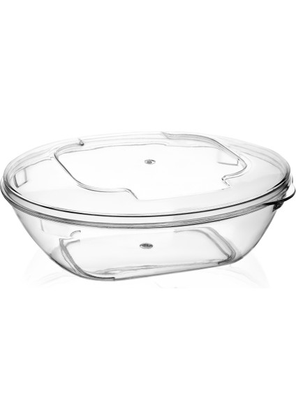 MAY-277 250 cc Elise Kapaklı Kutu Şeffaf Kapak 400'LÜ