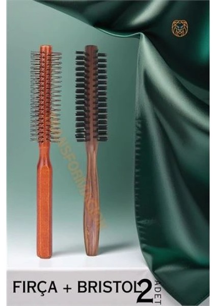 Fön ve Tarama Fırçası Ahşap 2 li SET fiyatları