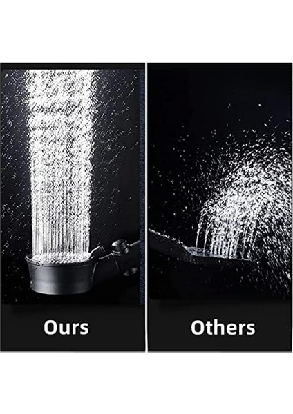 Siyah Turbo Fan 5 Fonksiyonlu Duş Seti modelleri