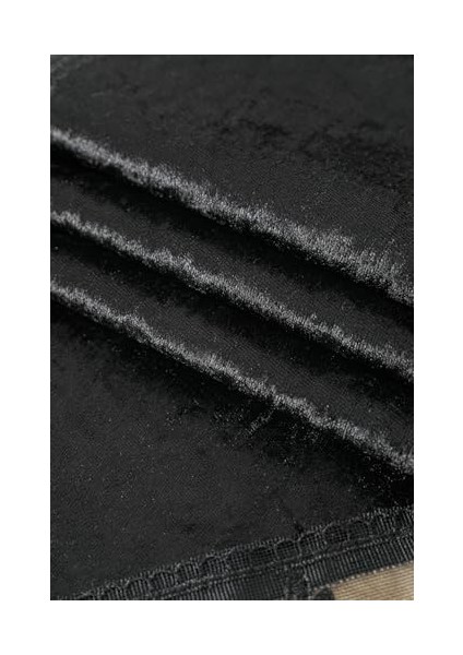 Güpürlü Kadife Runner - Siyah fiyatları